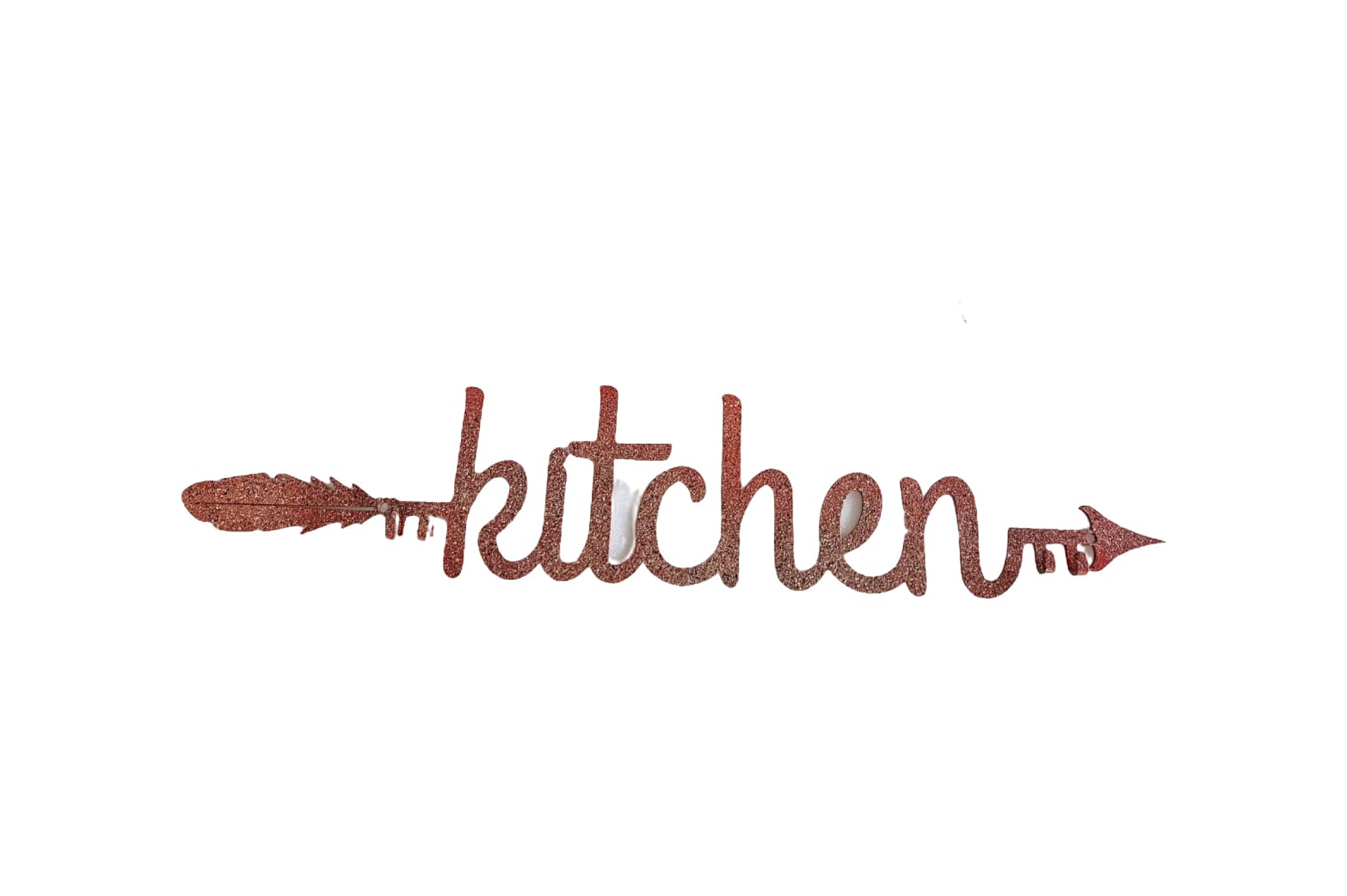 A red arrow that says kitchen on it.