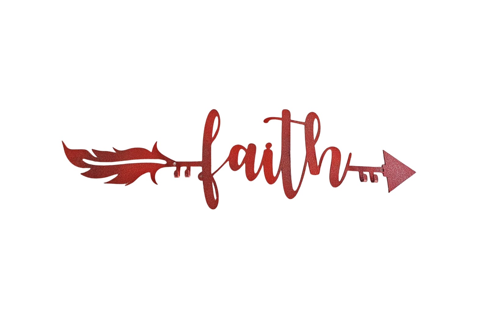 A red arrow with the word " faith " written in it.