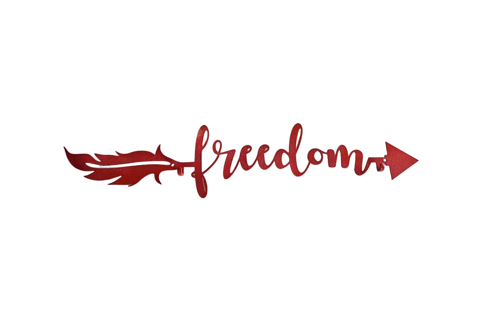 A red arrow with the word " freedom " written in it.